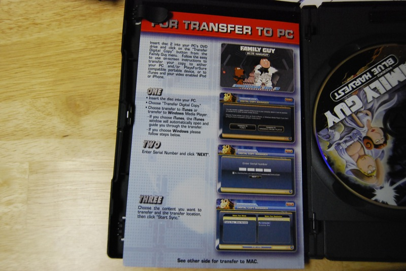 Illustration for article titled Fox's Legal iTunes DVD Rip Works Great, Wastes Plastic